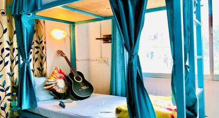 Skyard Hostel Rishikesh (Laxman Jhula) Room Type - Bed in 4 Bed Mixed Dorm Non-AC