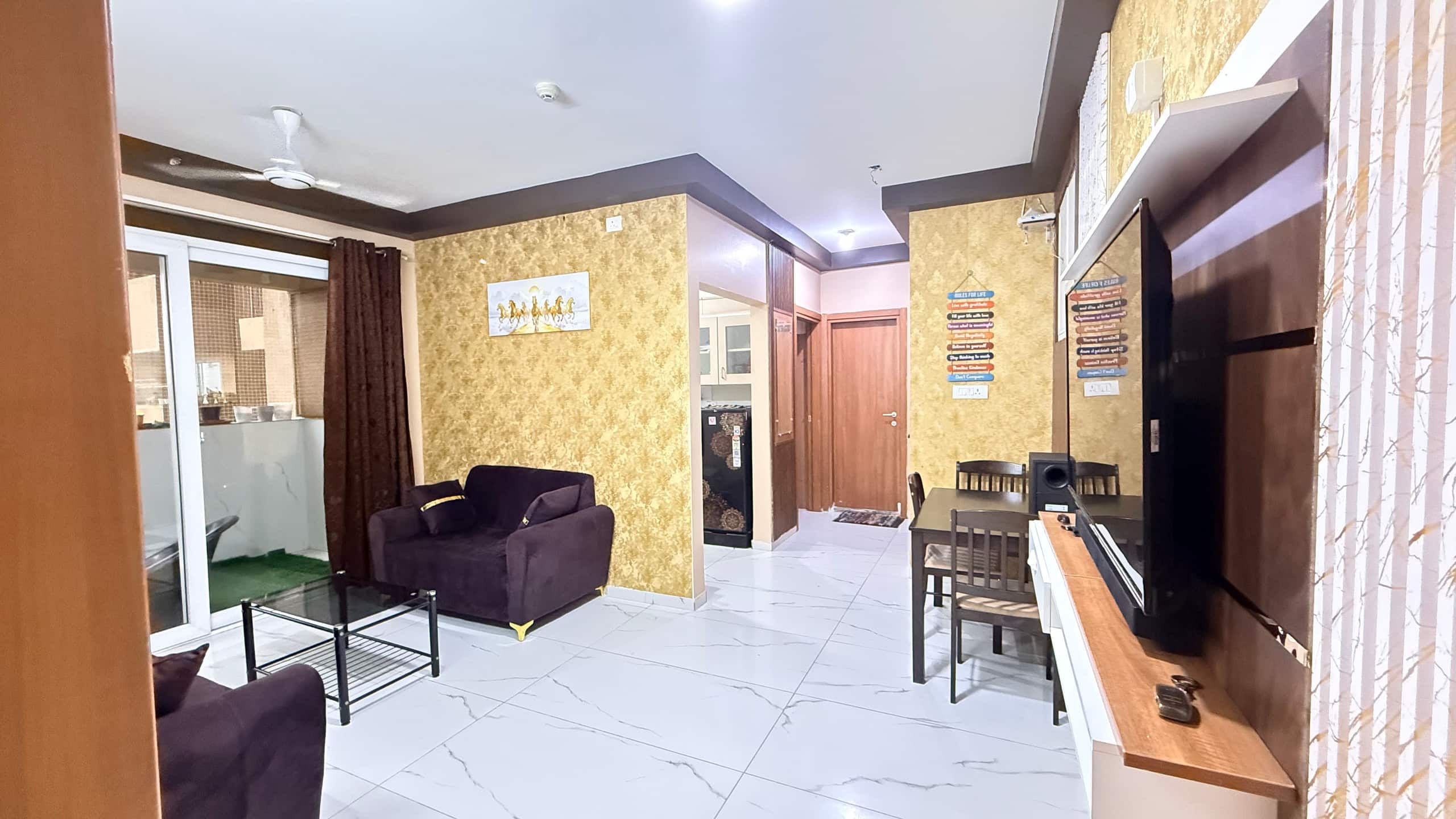 Luxury Fully Furnished 2BHK Pool Self Check in - Tap to explore photos