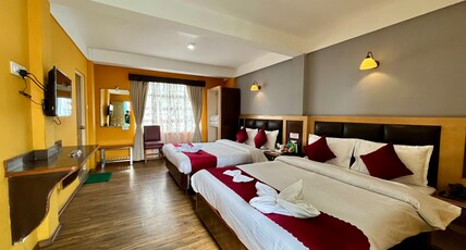 Hotel Yakkha Near Mall Road Room Type - Yakkha Quad Super Deluxe Room Hotel Yakkha Near Mall Road Room Type - Yakkha Quad Super Deluxe Room