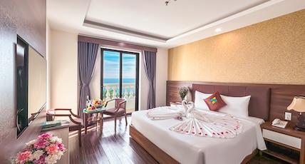 Night Sea Hotel Room Type - Deluxe Double or Twin Room with Sea View Night Sea Hotel Room Type - Deluxe Double or Twin Room with Sea View