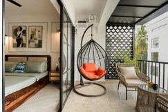 Buena vista brand new 1bhk large pool 1km to beach
