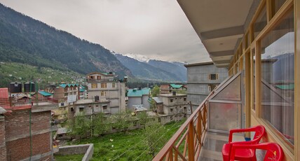 Hotel The Destination (850m from Mall Road) Room Type - Deluxe Room with Balcony