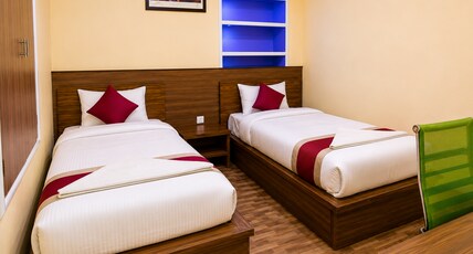 Doors Hotel Thamel Room Type - 2 SIngle Bed Without AC, Budget Twin Room