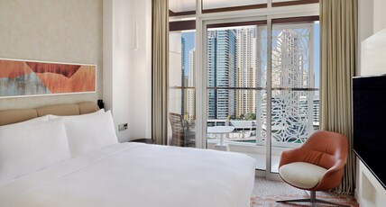 Crowne Plaza Dubai Marina Room Type - 1 King 1 Bedroom Suite High Floor Marina View Crowne Plaza Dubai Marina Room Type - 1 King 1 Bedroom Suite High Floor Marina View