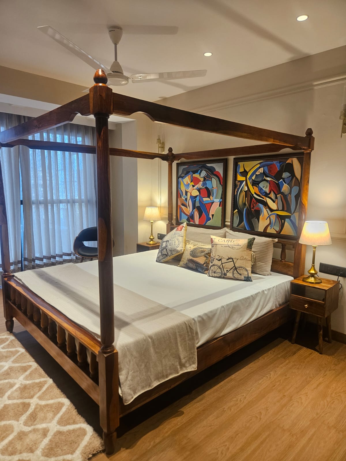 Blissful 3BHK Golf Course Rd | Micasso Homes | NoParty - Tap to explore photos