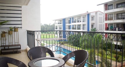 Faodail 18 Pool view 1BHK Acron Seawinds Baga Room Type - Faodail 18 Pool view 1BHK Acron Seawinds Baga