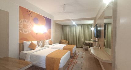 IRA By Orchid Bhubaneswar Room Type - Bodhi Deluxe Twin Room with Work Desk