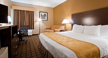 Best Western Plaza Hotel Saugatuck Room Type - 1 King Bed, Non-Smoking, Sofabed For One Person, Forest View, Whirlpool, Microwave And Refrigerator, Best Western Plaza Hotel Saugatuck Room Type - 1 King Bed, Non-Smoking, Sofabed For One Person, Forest View, Whirlpool, Microwave And Refrigerator,