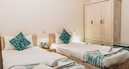Safarnama Varanasi | A Boutique B&B Room Type - Deluxe Twin Room with Private Bathroom
