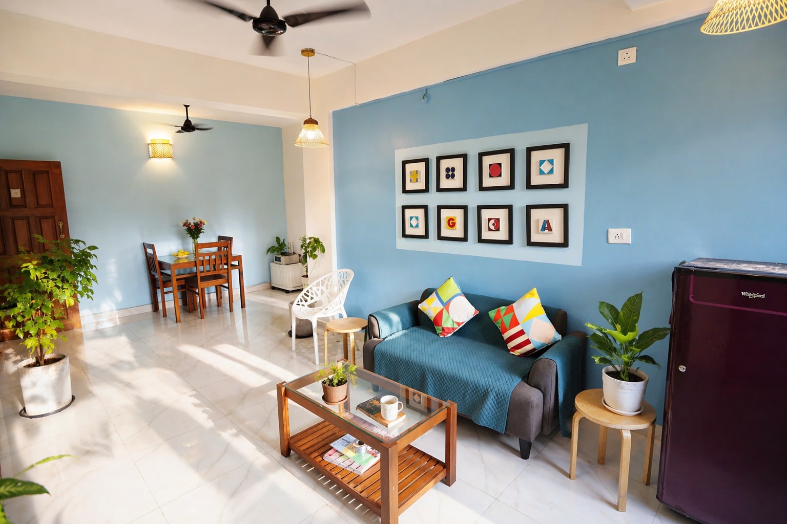 Maple Leaf 2 Bhk Luxury Apartments with Pool in Calangute - Tap to explore photos