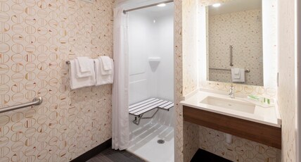Holiday Inn Marquette, an IHG Hotel Room Type - 1 King Standard Comm Access Trnsfr Shwr