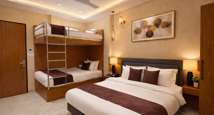 Travinities Premier Ujjain Room Type - Family Room With Bunk Bed Travinities Premier Ujjain Room Type - Family Room With Bunk Bed
