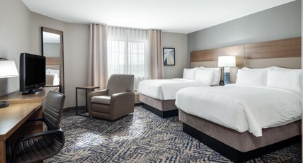 Candlewood Suites ELKHART, an IHG hotel Room Type - 2 Double Beds Studio Suite