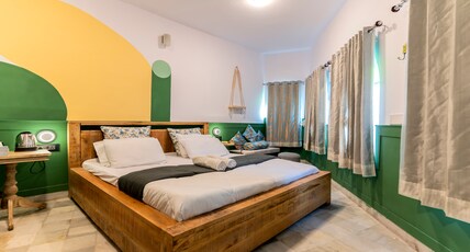 Moustache Udaipur Hostel | Rooms & Dorms Room Type - Deluxe Double Room With AC