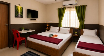 M/S HOTEL SHEPHERDS BOARDING AND LODGING Room Type - Triple Standard AC