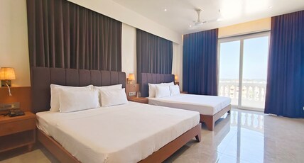 The S Crown - Pure Veg Room Type - 4 Bedded Crown Family Room with Balcony
