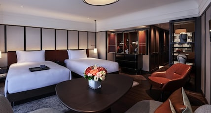 Fairmont Singapore Room Type - Deluxe, 2 Doubles with Balcony, City View Fairmont Singapore Room Type - Deluxe, 2 Doubles with Balcony, City View