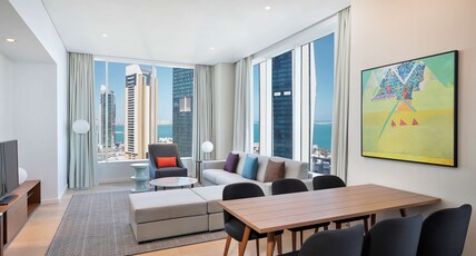 Aleph Doha Residences, Curio Collection by Hilton Room Type - TWO BEDROOM SUITE Aleph Doha Residences, Curio Collection by Hilton Room Type - TWO BEDROOM SUITE