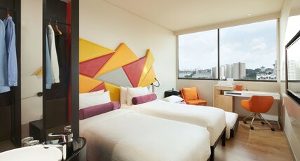 ibis Styles Singapore On Macpherson Room Type - Standard Twin Room with Pool View ibis Styles Singapore On Macpherson Room Type - Standard Twin Room with Pool View