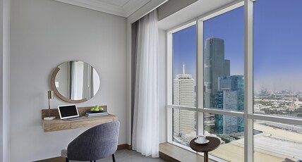 Fairmont Dubai Room Type - ONE BEDROOM SUITE King - 83sm 893sf