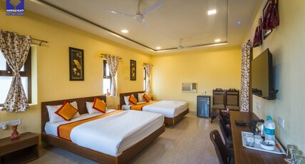 Moonlight Nature Resort with Swimming Pool (Pure Veg) Room Type - Royal Family Room Haveli AC