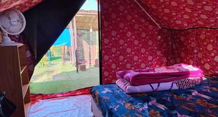 Nisarg Camping Pods Room Type - Single Room, Double occupancy with Shared Bath