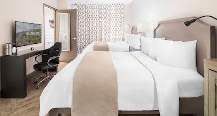 Hollywood Hotel Los Angeles Room Type - Luminary Double Queen ADA - 2 Queen Beds Hollywood Hotel Los Angeles Room Type - Luminary Double Queen ADA - 2 Queen Beds