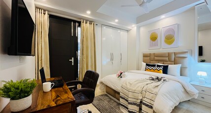 Olive Serviced Apartments - Greater Kailash Room Type - Standard King Room