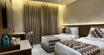 Shanti Sarovar Haridwar Room Type - Deluxe Twin Bed Room With View