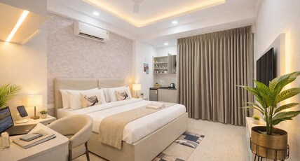 Instay Luxury Studio Service Apartment S51A Room Type - Studio With Kitchen and Ground Floor Balcony
