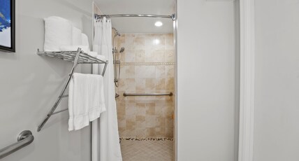 Crowne Plaza Hotel Orlando Downtown Room Type - 1 King Standard Mobility Accessible Roll in Shower Crowne Plaza Hotel Orlando Downtown Room Type - 1 King Standard Mobility Accessible Roll in Shower