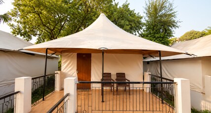 MPT Marble Rocks, Bhedaghat (500 mts to Dhuandhar Falls) Room Type - AC DLX TENT With Balcony