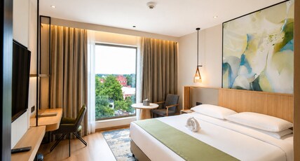 Wyndham Garden Lucknow City Center Room Type - King Bed Room with City View Wyndham Garden Lucknow City Center Room Type - King Bed Room with City View