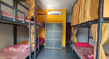 Indian Culture | Rooms & Dorms Room Type - Mixed Dorm | 1 bed in a 6 bunk bed | shared attached bathroom