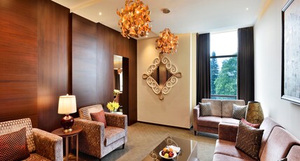 Radisson Blu Atria Bengaluru Room Type - Suite with Bathtub & Living room