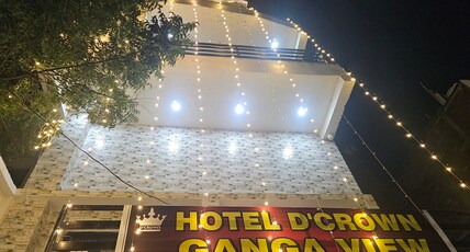 Hotel Dcrown  ganga view Room Type - Luxury room double  bed 