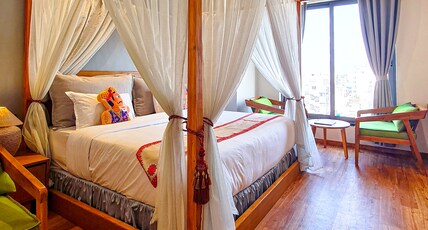 Hotel Nova Boutique Room Type - Poster Curtain Bed Satin Room