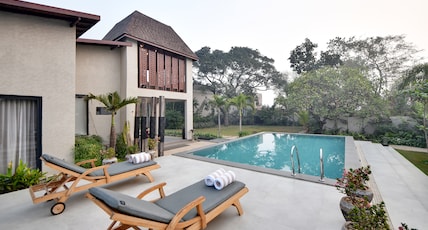 MAIRA RESORT AND CONVENTION CENTER Room Type - Private Vila with 2 King Bed Room, Private Pool, Dining Cum Living Room Private Party Lawn MAIRA RESORT AND CONVENTION CENTER Room Type - Private Vila with 2 King Bed Room, Private Pool, Dining Cum Living Room Private Party Lawn