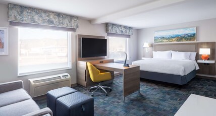 Hampton Inn & Suites by Hilton Salida Room Type - 1 KNG STDO MIC FRIDG WTBR