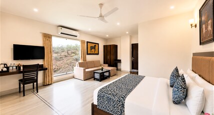 Mewar Palace Luxury Resort & Private Pool Villas, Udaipur. Room Type - Family Cottage By The Pool Mewar Palace Luxury Resort & Private Pool Villas, Udaipur. Room Type - Family Cottage By The Pool
