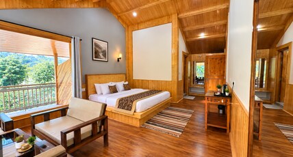 The Mountain Raga Room Type - King Room with Mountain & River view Balcony The Mountain Raga Room Type - King Room with Mountain & River view Balcony