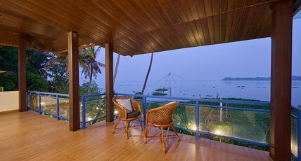 Seclude By the Lake, Alleppey - Rooms & Swimming Pool   Room Type - Sunrise Villa room with Lake view and Balcony