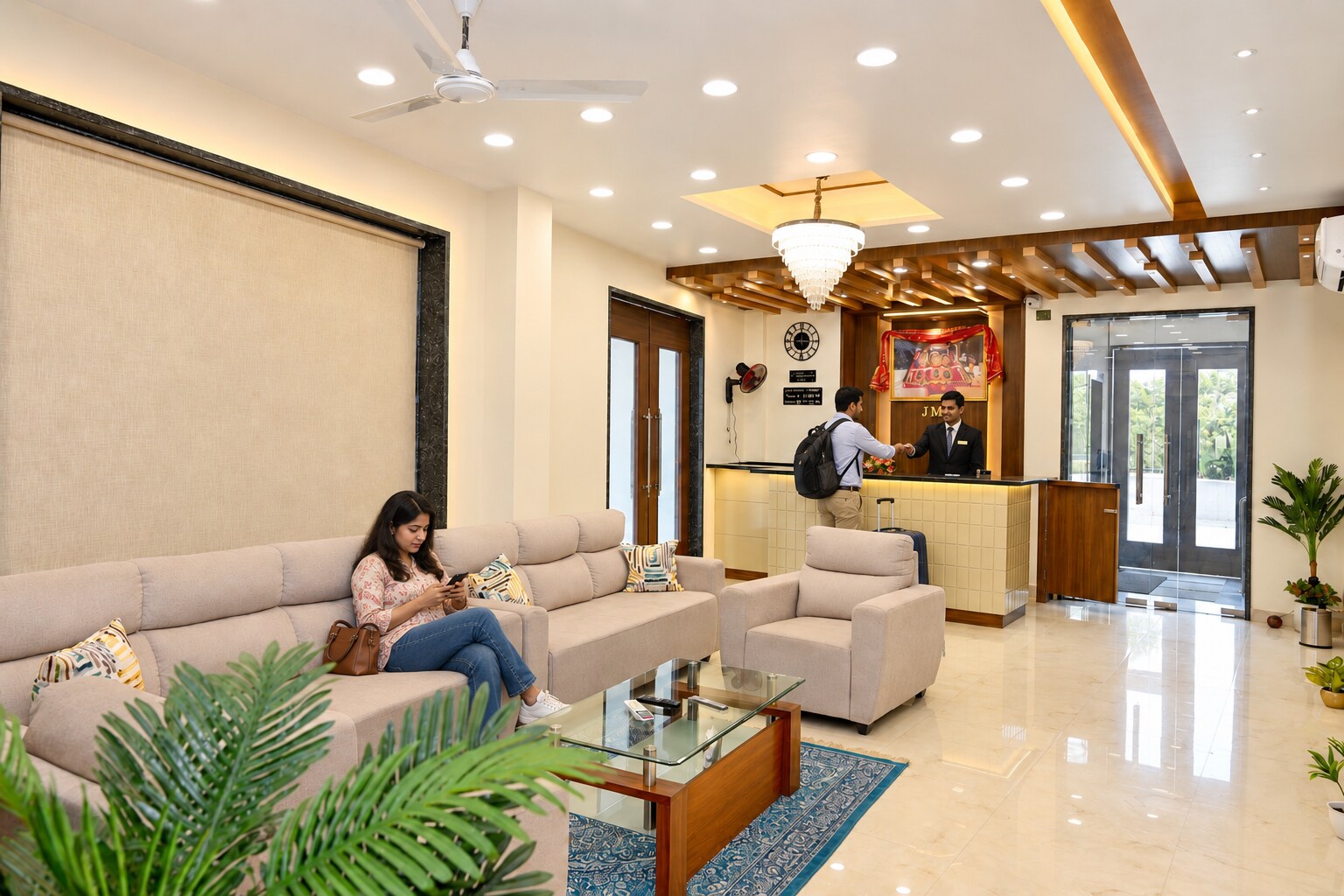 JMD Royal Residency I Luxury Hotel I With Parking - Tap to explore photos
