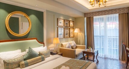 Moustache Mussoorie Room Type - Premium Double Room with bathtub- B Wing