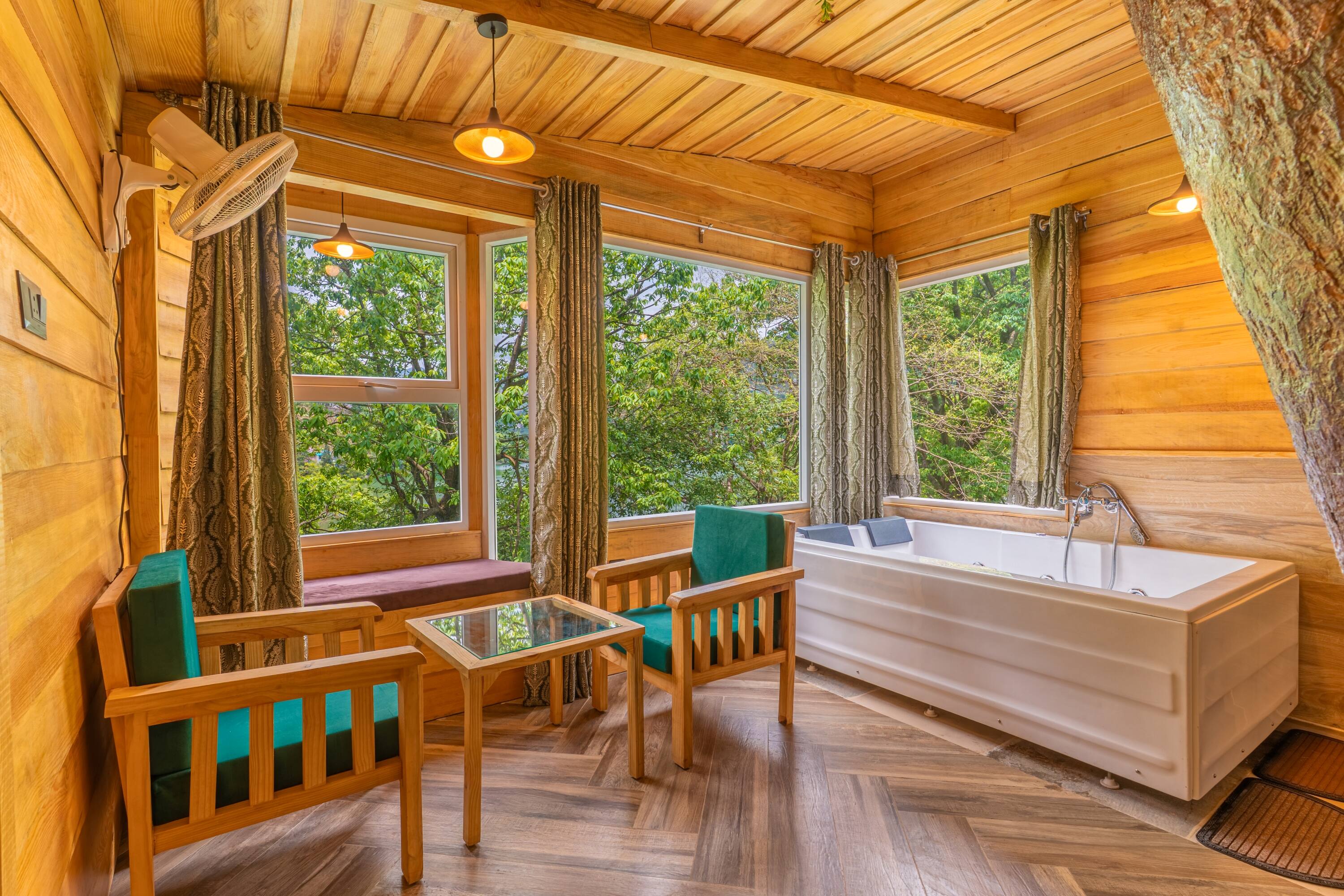 Echor Malusara Lakeview Retreat Bhimtal - Tap to explore photos