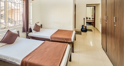Transit Dorms - A Backpackers Inn & Hostel Room Type - Male Only Dorm | 1 Bed in 4 single Bed Non AC Dorm | Shared Attached Bathroom Transit Dorms - A Backpackers Inn & Hostel Room Type - Male Only Dorm | 1 Bed in 4 single Bed Non AC Dorm | Shared Attached Bathroom