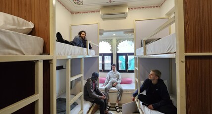 Madpackers Udaipur | Lake View Rooms & Dorms Room Type - Bed in 10 Bed Mixed Ensuite