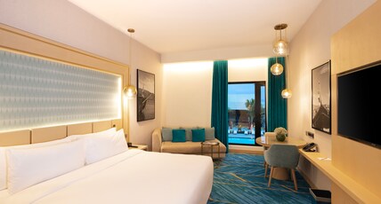 Maani Muscat Hotel and Suites Room Type - Superior Pool View Maani Muscat Hotel and Suites Room Type - Superior Pool View