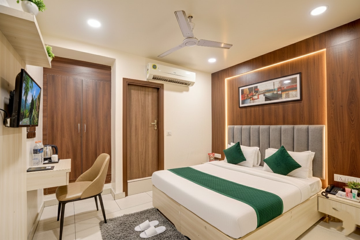 Hotel Seventh Heaven | Britannia Chowk Delhi | Couple Friendly - Tap to explore photos
