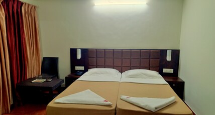 Hotel Viva Baga Room Type - COMPACT ROOM 2 BED (AC@25C No Remote)